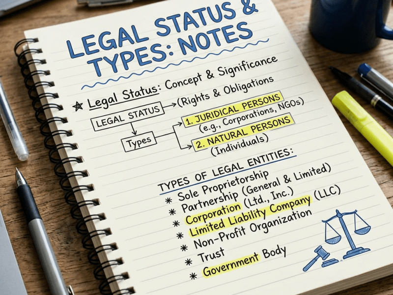 Notes: Legal Status and Types of Registered&nbsp;Companies