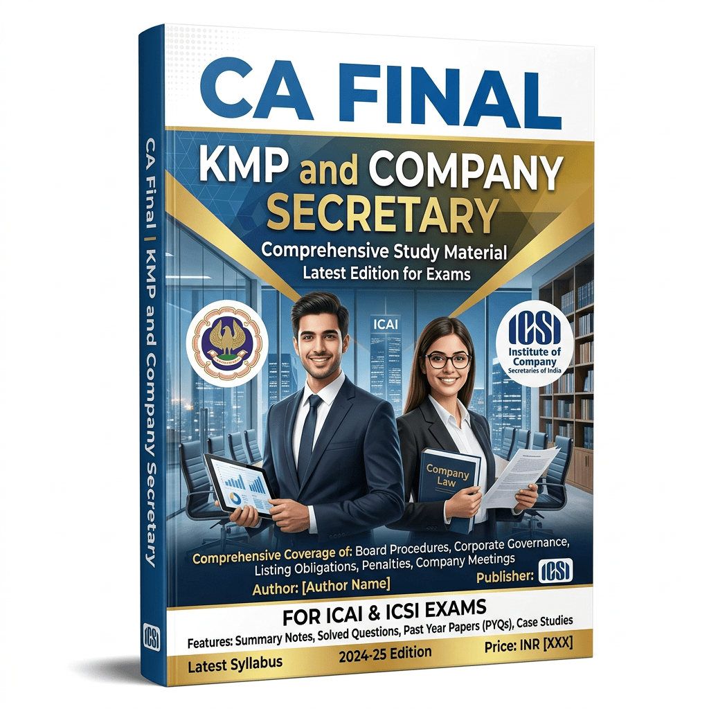 CA Final KMP and Company Secretary comprehensive study guide with details on board procedures, governance, and exams.